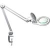 Image 1 : Bemelux LED Magnifying Lamp with Clamp, 5 Inch Magnifier Glass Lens, Metal Swing Arm Dimming 1200 Lu