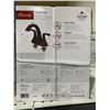Image 3 : Pfister Rancho Double Handle 4-in Centreset Bathroom Sink Faucet Push & Seal™ Drain, WaterS