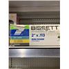 Image 2 : Bissett 2 in. x .113 Galvanized Ring Shank Stick Nails, Qty. 2,000