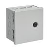 Image 1 : HOFFMAN AHE10X10X6 Hoffman Pull Box Steel NEMA/EEMAC Type 1, IP30 254 mm H x 254 mm W x 152 mm D Gra