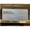 Image 2 : Kviflen Ceiling Fan With RGB Lights, 46-Inch, Model 8226