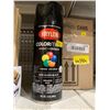 Image 2 : Krylon ColormaxxPaint and Primer, Semi-Gloss Black, 6 x 340g