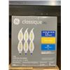 Image 2 : GE Classique DEL CAC Chandelier Bulbs, 500 Lumens, 60W, Lot of 6