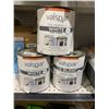 Image 1 : Valspar The Perfect White Satin Paint and Primer, Interior and Exterior, 3.78 L