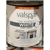 Image 2 : Valspar The Perfect White Satin Paint and Primer, Interior and Exterior, 3.78 L