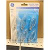 Image 2 : GE 60W Crystal Clear Bulbs, 6-Bulb Packs, Lot of 24