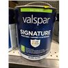 Image 2 : Valspar Signature Flat Interior Paint + Primer 3.85 L Ultra White