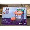 Image 2 : Art Painting Learning Table Play Set with Accessories for Ages 3+