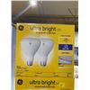 Image 2 : GE Ultra Bright LED BR30 Bulbs, Indoor Floodlight, Dimmable, Soft White, 13W Lot of 2