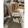 Image 3 : Outdoor Patio Chair With Mesh Seat and Metal Frame Lot of 2