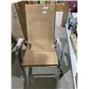 Image 4 : Outdoor Patio Chair With Mesh Seat and Metal Frame Lot of 2