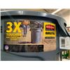 Image 2 : Rubbermaid Brute 32 Gallon Grey Trash Can **No Lid**