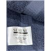 Image 2 : Serene Home Bath Towel and Hand Towel Set by Safdie & Co. Navy Blue