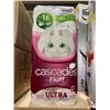 Image 1 : Cascades Fluff Ultra Soft Toilet Paper, 16 Rolls Per Pack, Lot of 3