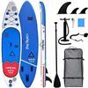 Image 1 : Owromi Inflatable Stand-Up Paddle Board (11’6″ Blue Wave) With Accessories