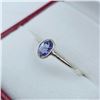 Image 1 : Sterling Silver Natural Tanzanite (0.50ct) Ring, Size 8, W/A $645.00.