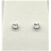 Image 1 : 10KT White Gold Natural Moonstone (0.22ct) Earring, W/A $425.00.