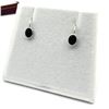 Image 1 : Sterling Silver Natural Garnet Earring, Retail $350.00. Garnet is the birthstone for January.
