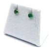 Image 4 : 14KT Yellow Gold Natural Emerald Earrings, Retail $300.00. Emerald is the birthstone for May.