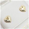 Image 3 : 14KT Yellow Gold Heart Shape Earring, W/A $280.00.