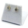 Image 3 : Gold Plated Sterling Silver CZ Earring, Retail $350.00.