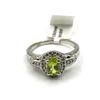 Image 1 : Sterling Silver Natural Peridot (0.75ct) Ring, Size 7, W/A $425.00. Peridot is the birthstone for Au