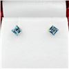 Image 1 : 14KT Yellow Gold Natural Blue Topaz (0.73ct) Earring, Retail $400.00.