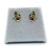 Image 4 : 14KT Yellow and Rose Gold Cupid bow and arrow with Heart Earring, W/A $375.00.