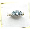 Image 1 : Sterling Silver Natural Blue Topaz (2.5ct) Ring, Size 7, W/A $400.00. Blue Topaz is the birthstone f