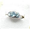 Image 4 : Sterling Silver Natural Blue Topaz (2.5ct) Ring, Size 7, W/A $400.00. Blue Topaz is the birthstone f