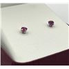 Image 1 : 10KT White Gold Natural Ruby (0.28ct) Earring, W/A $495.00. Ruby is the birthstone for July.