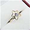 Image 1 : 10KT Yellow Gold Natural Tanzanite (0.20ct) Star Ring, Size 3.75, W/A $1235.00