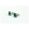 Image 2 : Sterling Silver Natural Green Onyx (3.50ct) Earring, W/A $500.00.