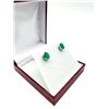 Image 5 : Sterling Silver Natural Green Onyx (3.50ct) Earring, W/A $500.00.