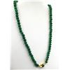 Image 3 : Natural Green Onyx (90.67ct) Bead Necklace, W/A $750.00.