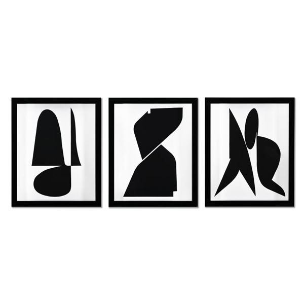 Dorog Donan et Kandahar de la serie Etres Ou Fantomes (Triptych) by Vasarely (19