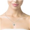 Image 5 : 18kt WG Diamond Pendant and chain
