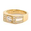 Image 1 : 1.01 ctw I COLOR I1 CLARITY CENTER Diamond 14K Yellow Gold Ring (1.37 ctw Diamon