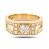 Image 2 : 1.01 ctw I COLOR I1 CLARITY CENTER Diamond 14K Yellow Gold Ring (1.37 ctw Diamon
