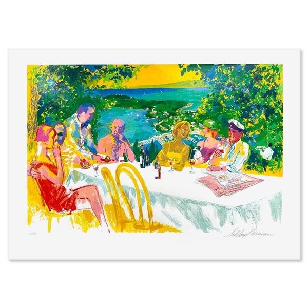Wine Alfresco by LeRoy Neiman (1921-2012)
