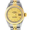 Rolex Ladies 2T Yellow Gold & Stainless Steel Champagne Index Wristwatch 26MM