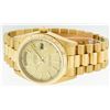 Image 9 : Rolex Mens Quickset 18K Yellow Gold Factory Champagne Index Dial Day Date Presid