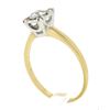 Image 9 : Vintage 14k TT Gold 0.56 ctw Old European Prong Diamond Solitaire Engagement Rin