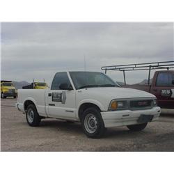 GMC SONOMA 4 X 2 PICKUP, s/n 1GTCS14X0VK515290: