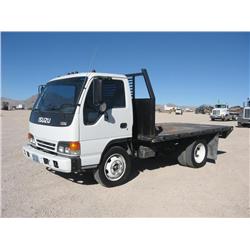 ISUZU NPR C/O S/A FLATBED TRUCK, s/n JALE5B141Y7901254: