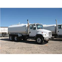 FREIGHTLINER FL80 4,000 GALLON T/A WATER TRUCK, s/n 1FVHBXAK72HG68962:
