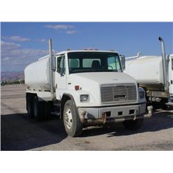 FREIGHTLINER FL80 4,000 GALLON T/A WATER TRUCK, s/n 1FVHBXAK11H990749: