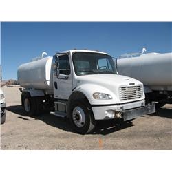 FREIGHTLINER BUSINESS CLASS M2 2,250 GALLON S/A WATER TRUCK, s/n 1FVACXDC34HM91166: