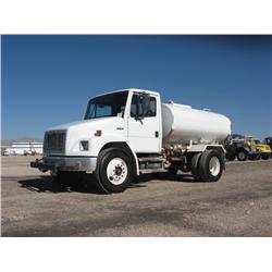 FREIGHTLINER FL70 2,250 GALLON S/A WATER TRUCK, s/n 1FVABTAK21DG68660: