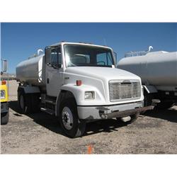 FREIGHTLINER FL70 2,250 GALLON S/A WATER TRUCK, s/n 1FV6HJAA2XHB43499: